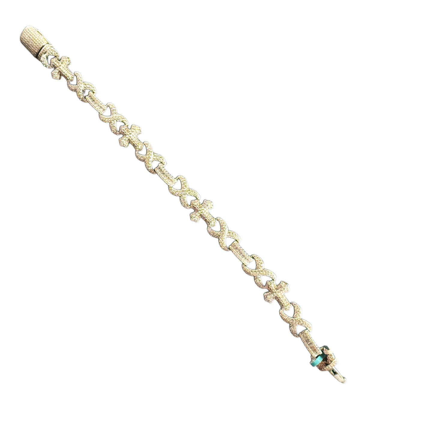 925 silver moissanite bracelet