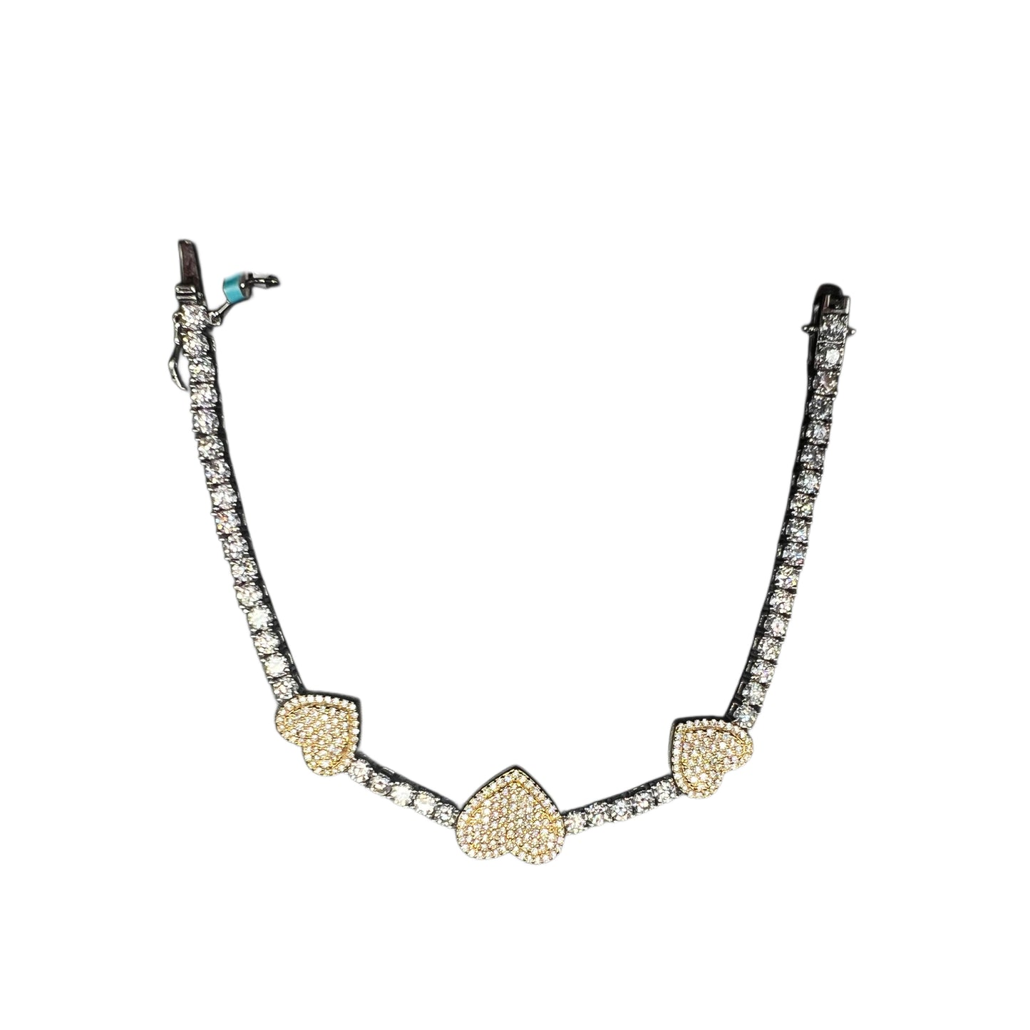 925 silver moissanite bracelet