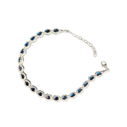 925 silver moissanite bracelet