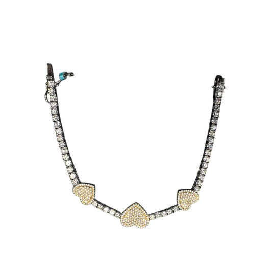 925 silver moissanite bracelet